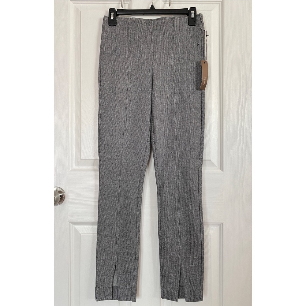 crosby. Tweed Straight Leg Slit Pants